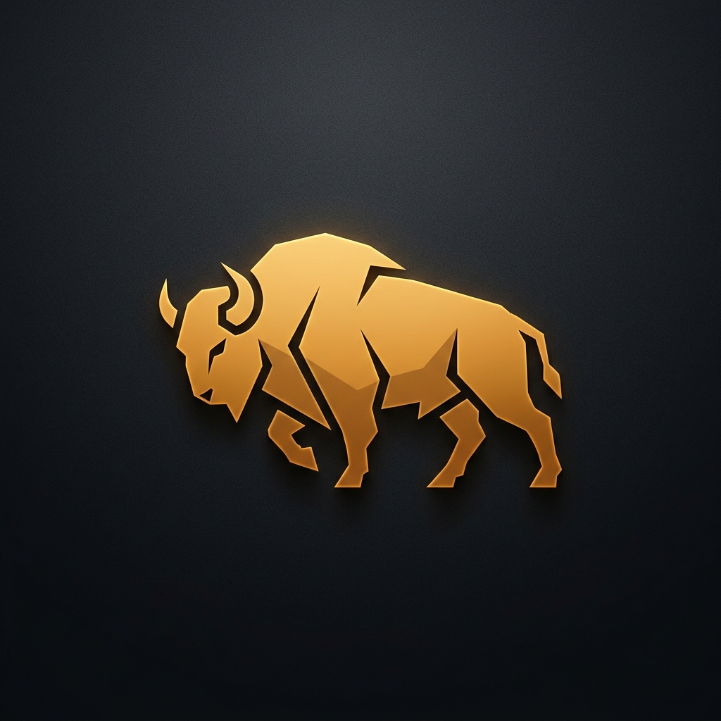 Bison Brand Mark Logo Design