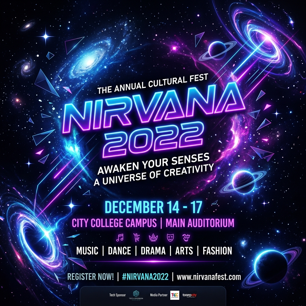 Nirvana Cultural Fest Poster